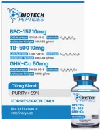 BPC-157 & TB-500 & GHK-Cu Blend (70mg)