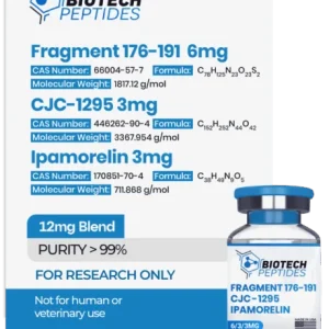 Fragment 176-191 & CJC-1295 & Ipamorelin Blend (12mg)