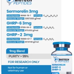 Sermorelin & GHRP-6 & GHRP-2 Blend (9mg)