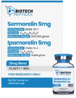 Sermorelin & Ipamorelin Blend (10mg)